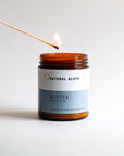 Winter Beeswax Candle