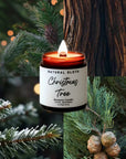 Christmas Tree Beeswax Candle