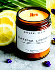 Lavender Lemonade Beeswax Candles