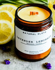 Lavender Lemonade Beeswax Candles