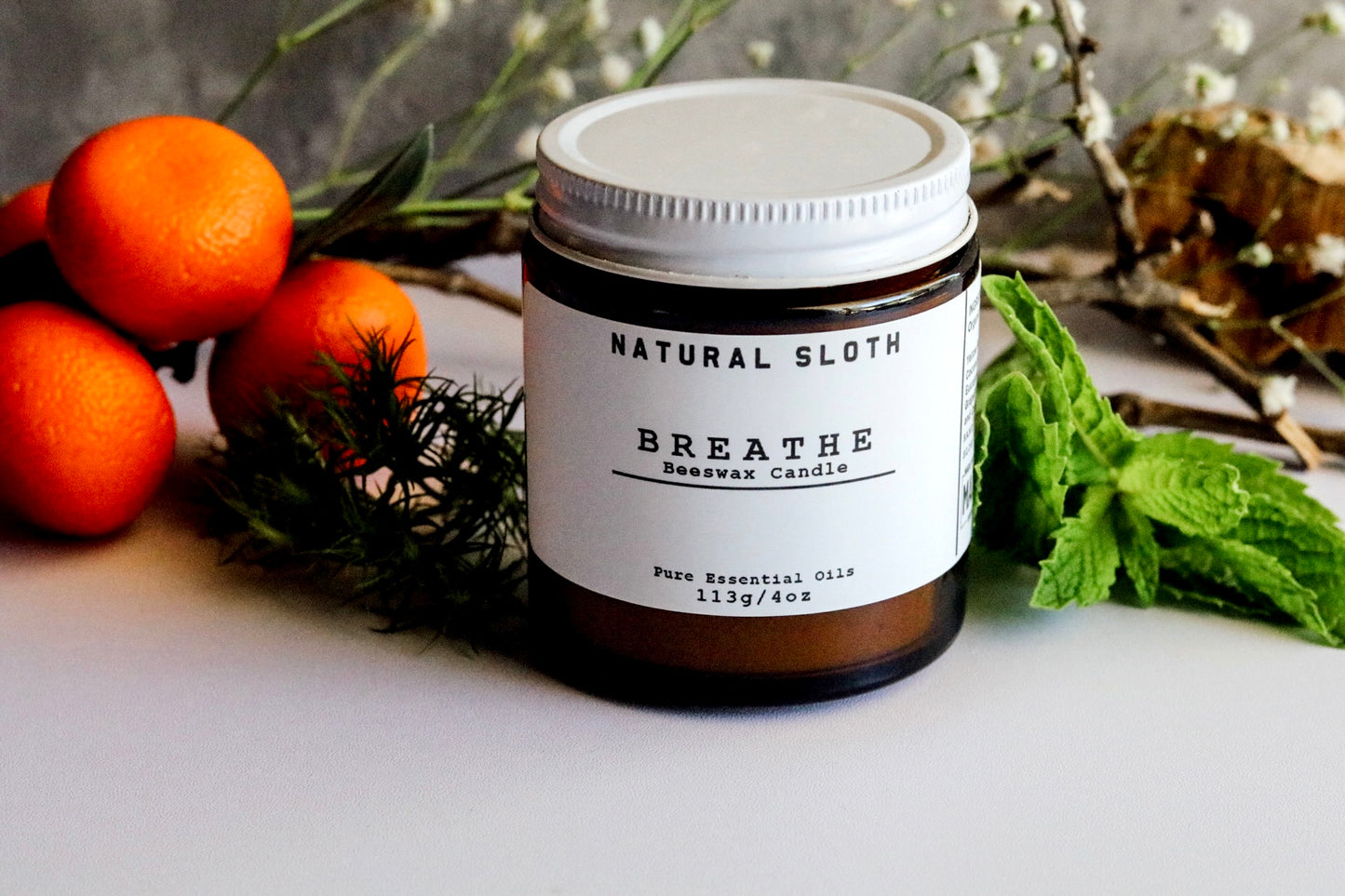 Breathe Beeswax Candles with Essential Oils
