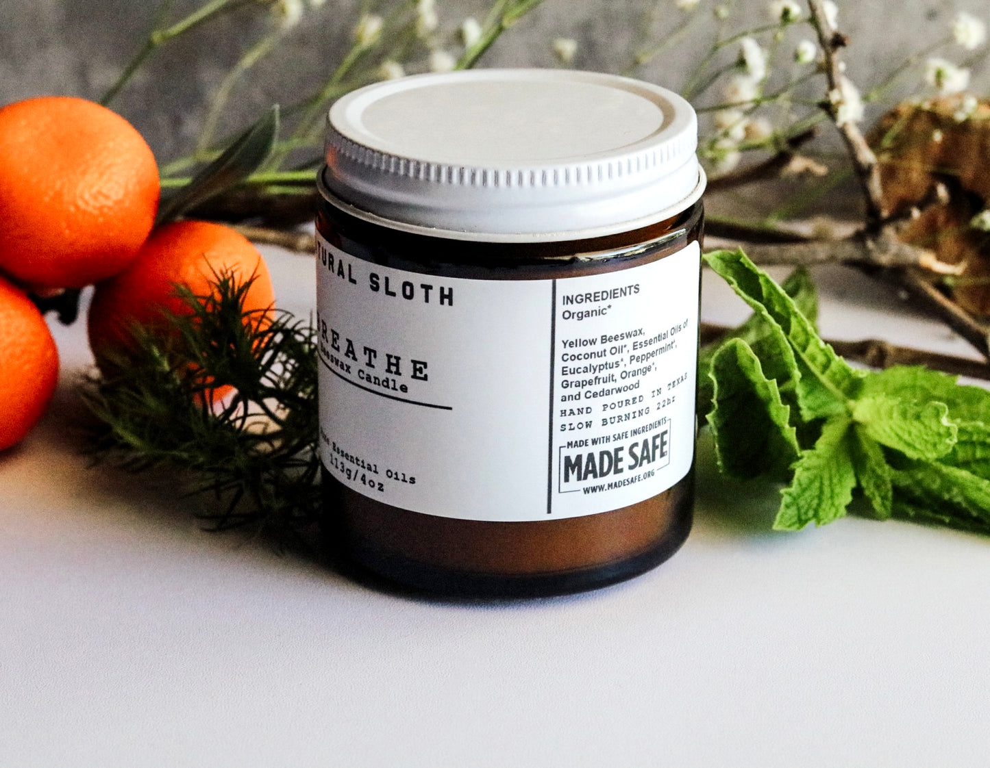Breathe Beeswax Candles with Essential Oils