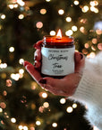 Christmas Tree Beeswax Candle