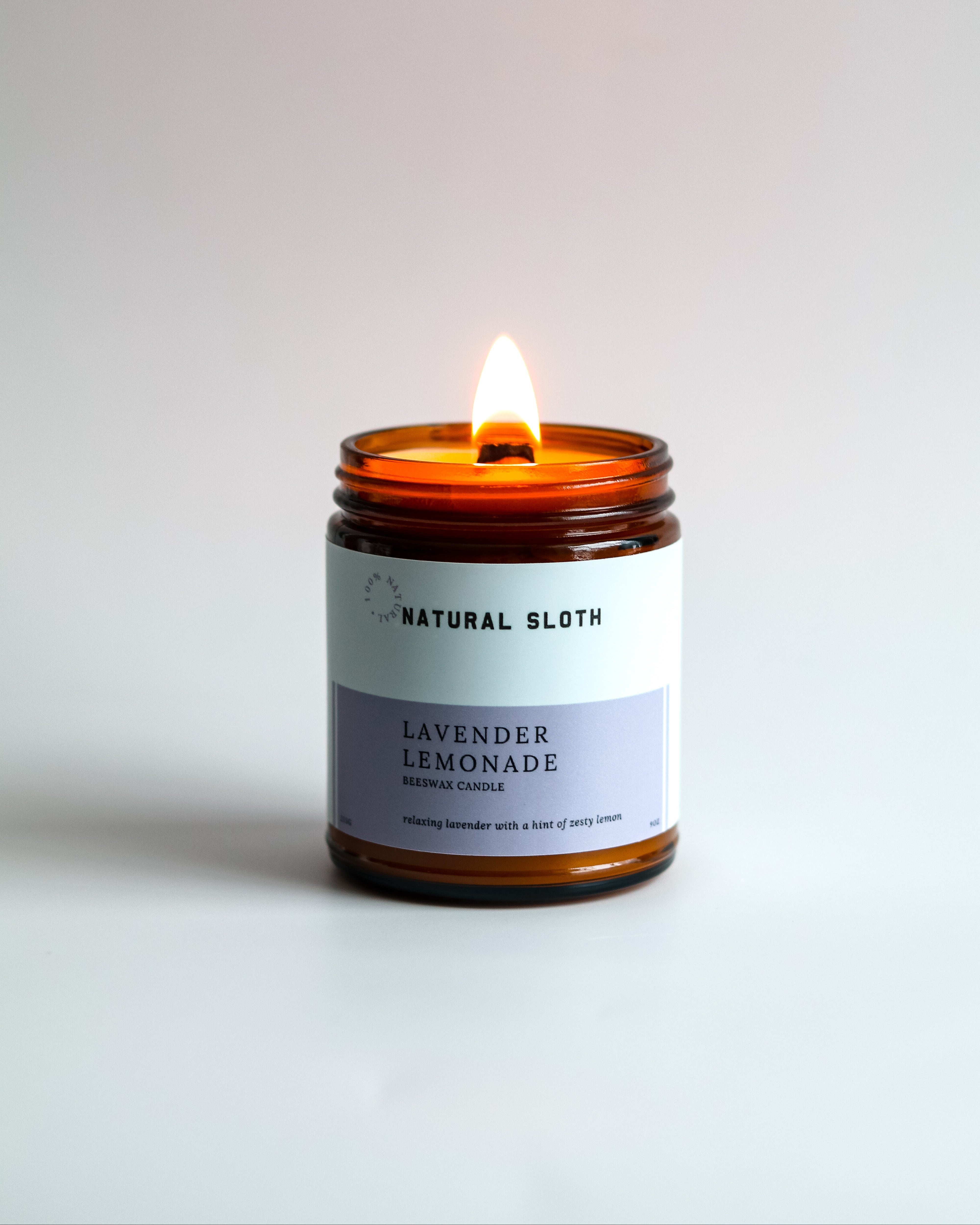 Lavender Lemonade Beeswax Candles