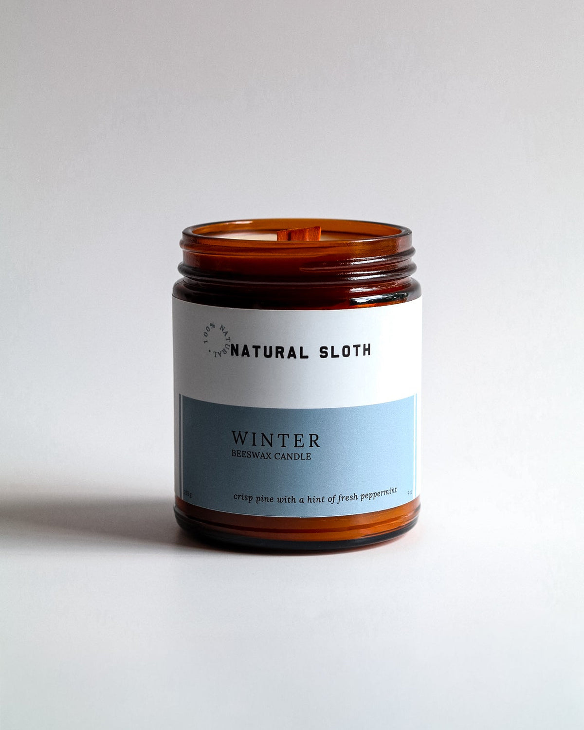 Winter Beeswax Candle