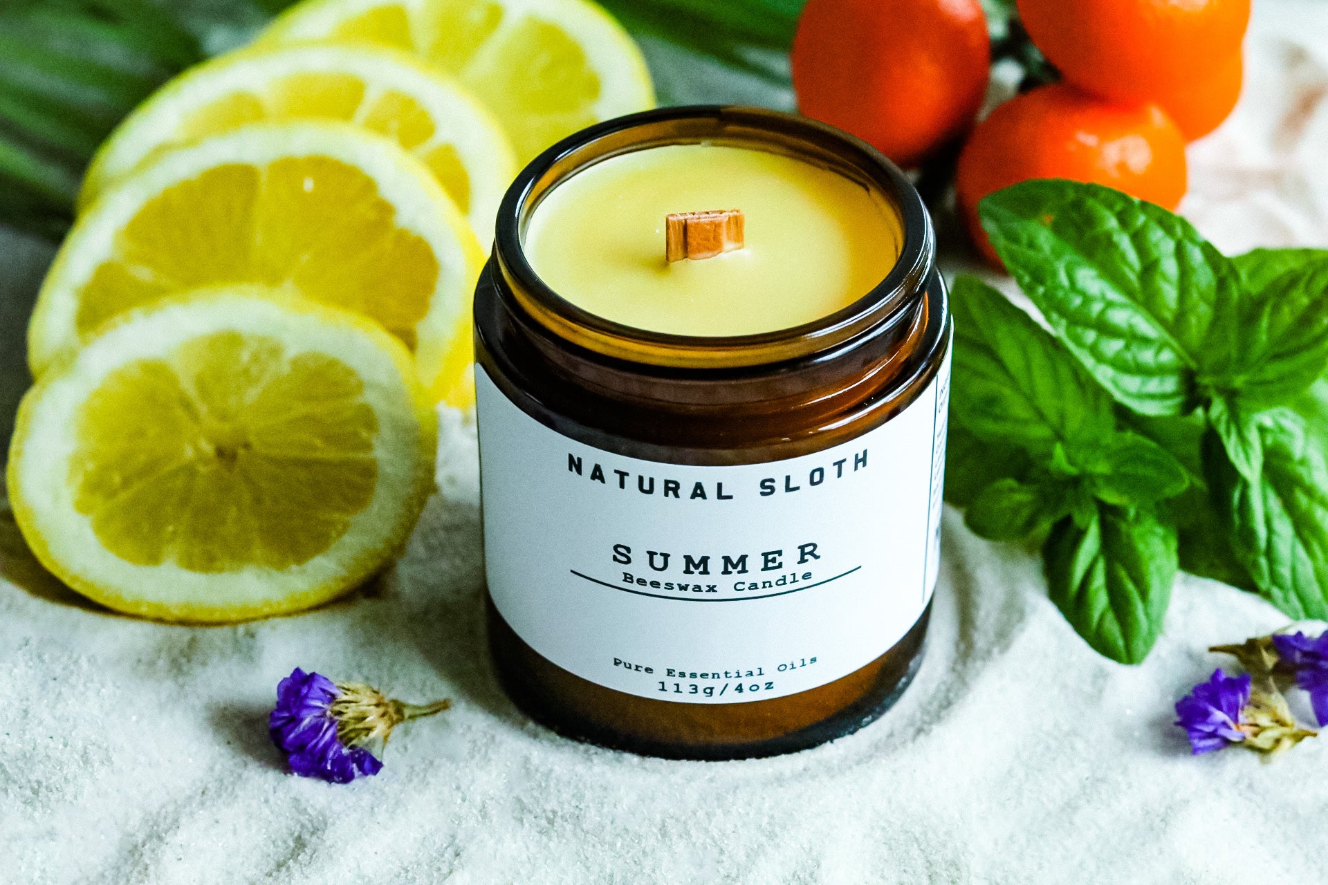 Crafting a Summer Vibe: DIY Beeswax Candle with Wood Wick and Eucalyptus  Essence 