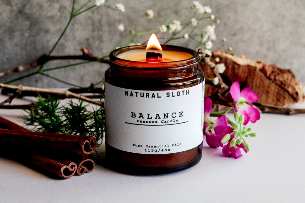 Beeswax Candles – Natural Sloth