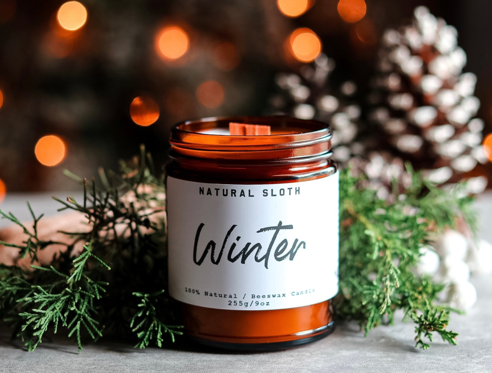 Beeswax Candles – Natural Sloth