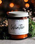 Winter Beeswax Candles