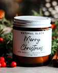 Merry Christmas Beeswax Candles