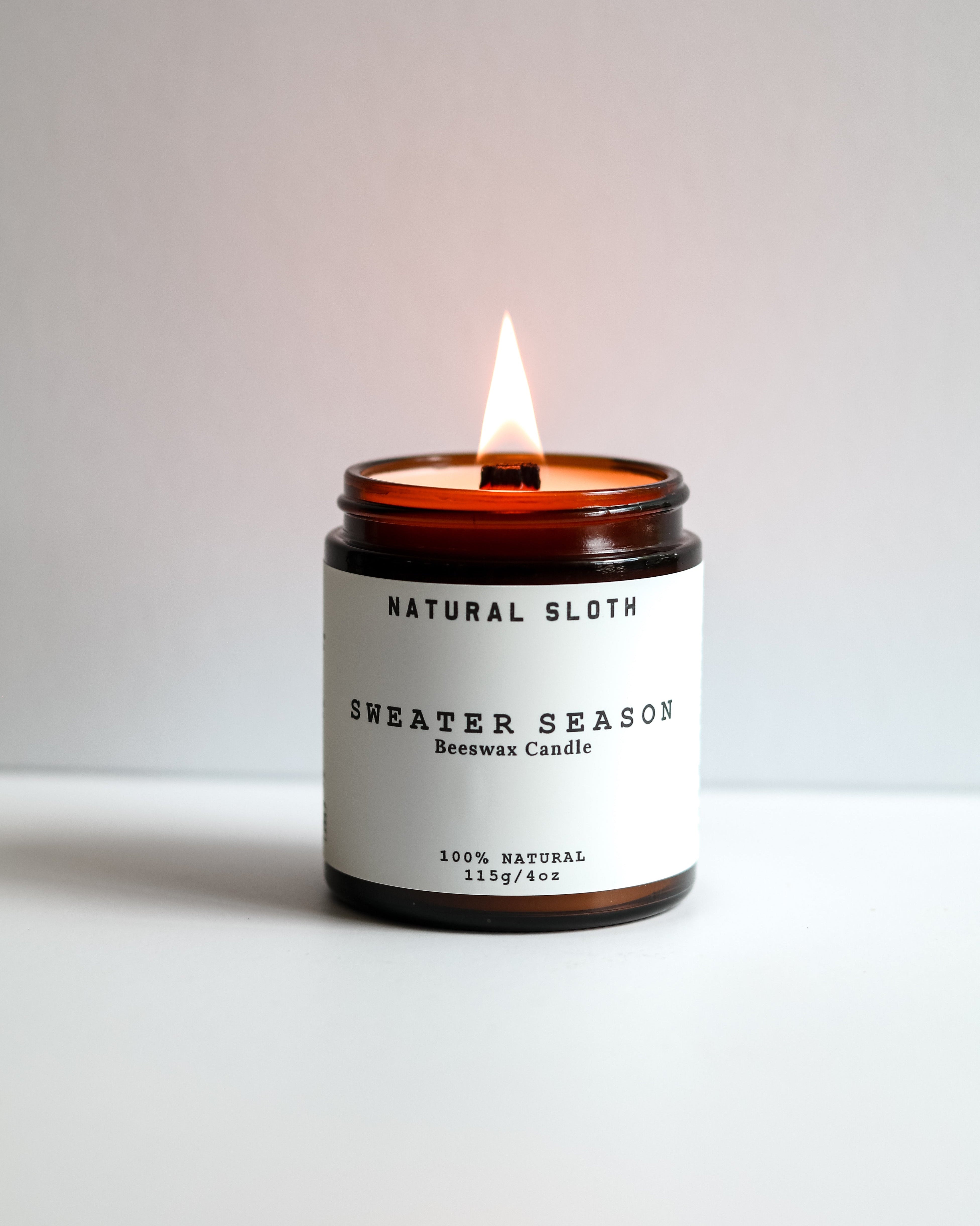 Sweater Season Beeswax Candles