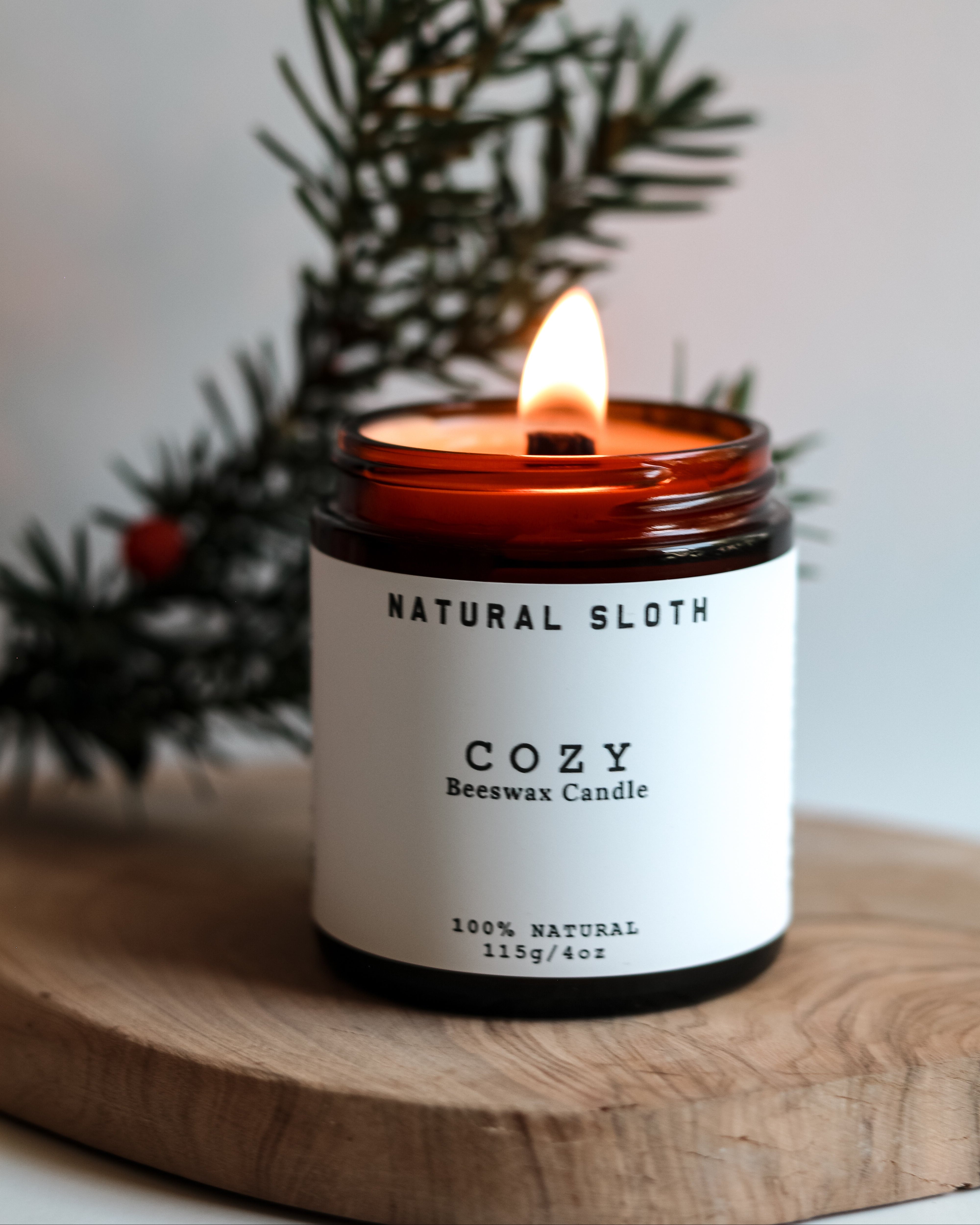 Cozy Beeswax Candles