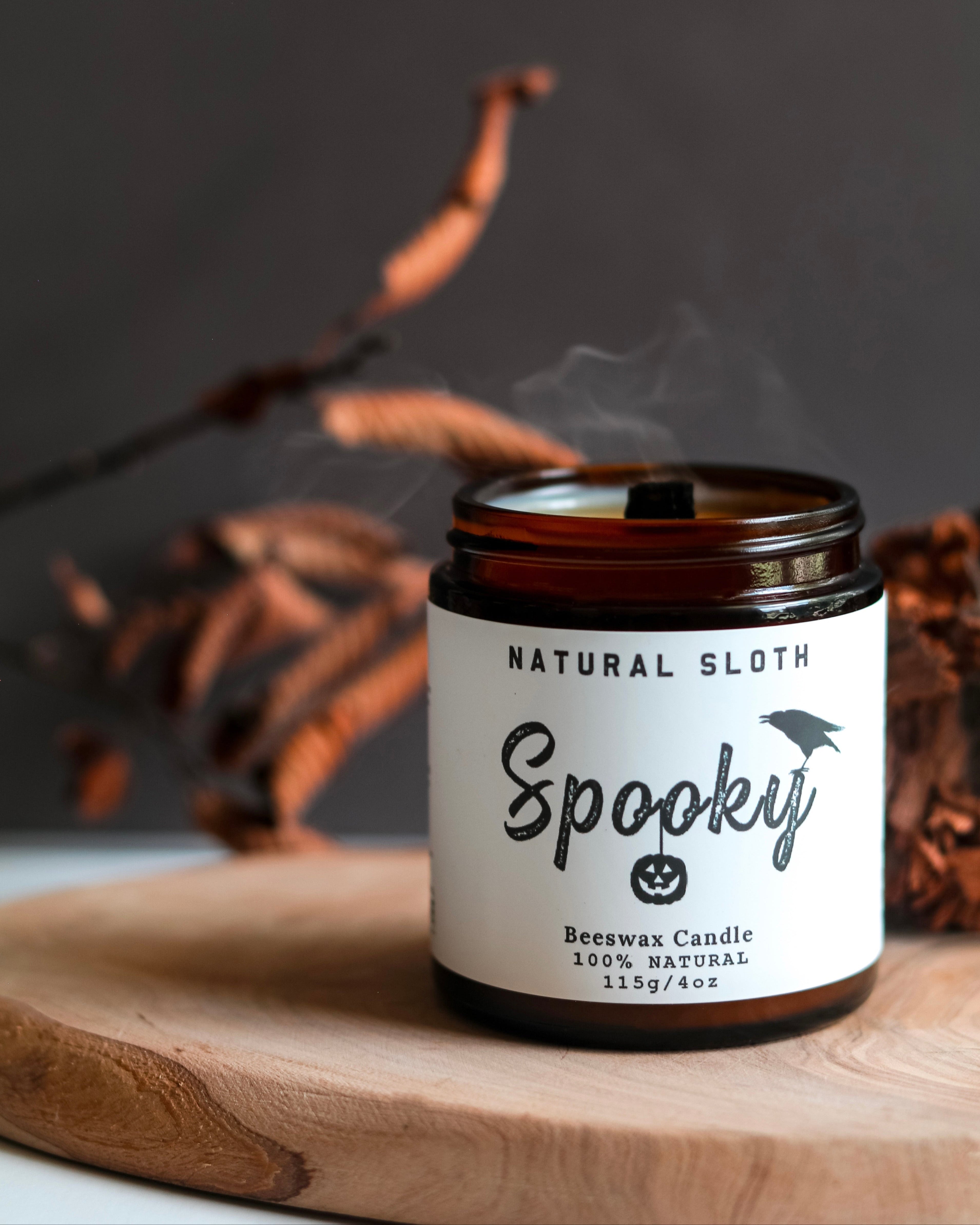 Spooky Beeswax Candles