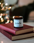 Winter Beeswax Candle