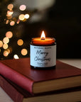Merry Christmas Beeswax Candles