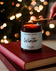Winter Beeswax Candle