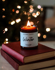 Winter Beeswax Candle