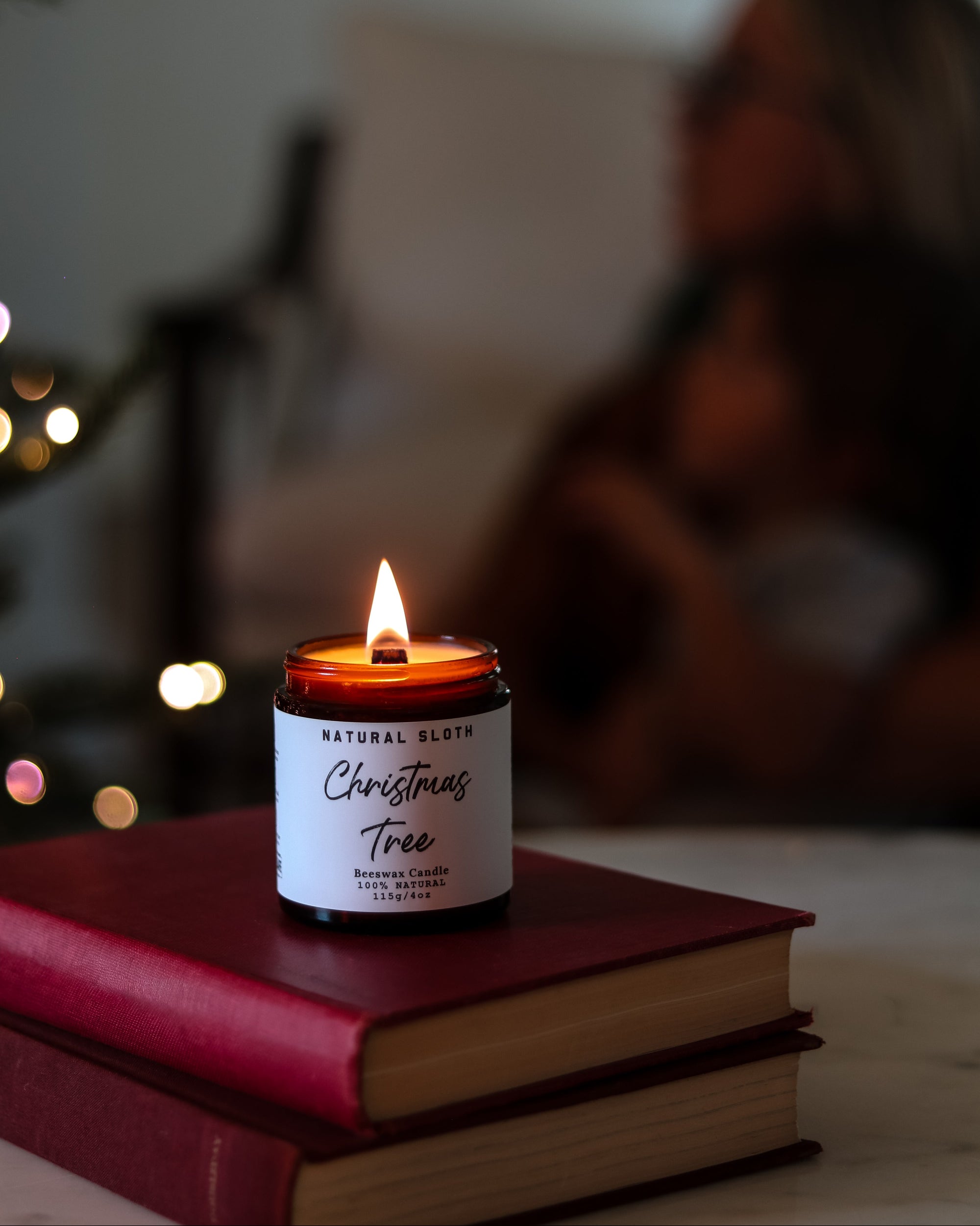 Christmas Tree Beeswax Candles