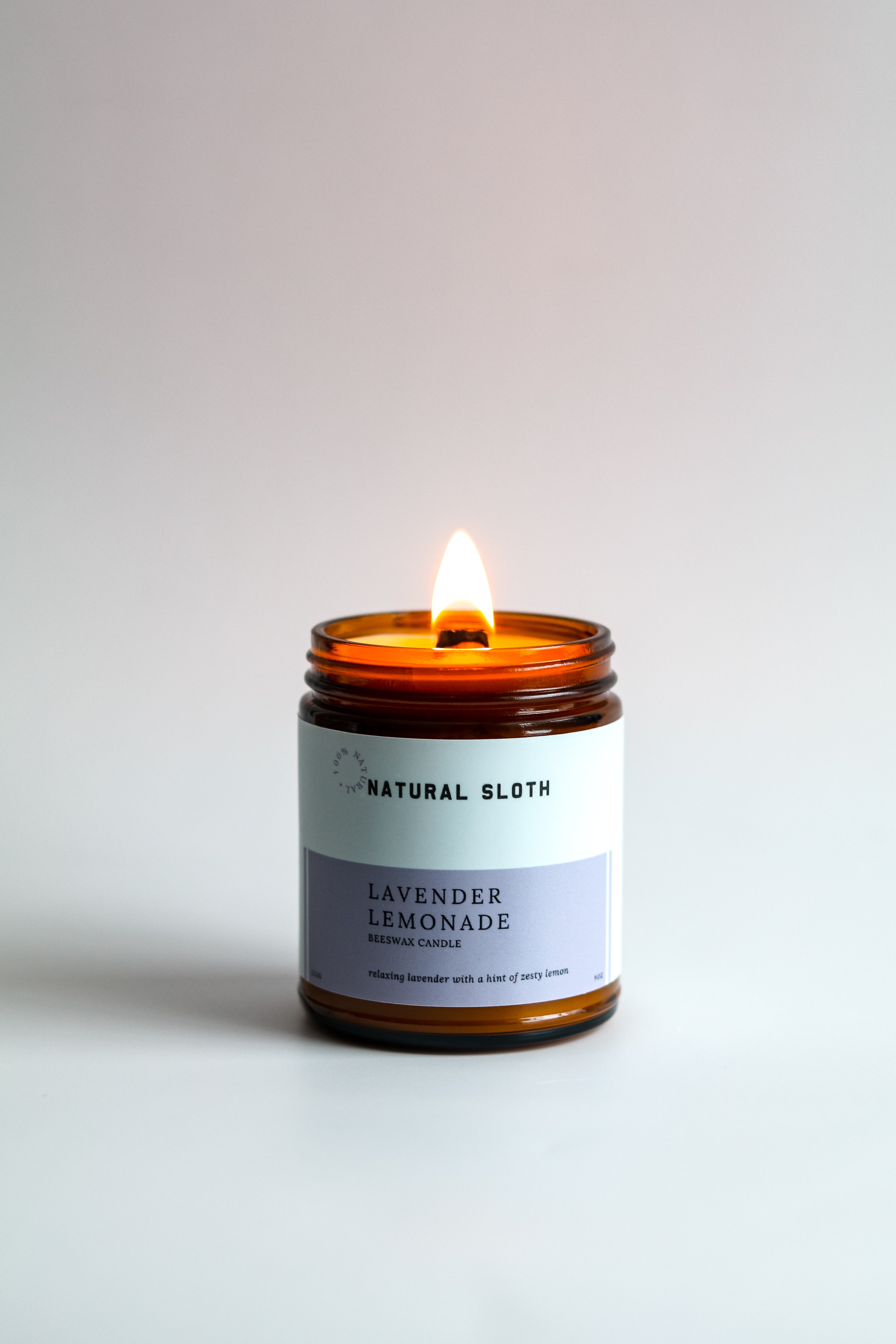 Lavender Lemonade Beeswax Candles