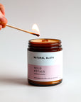 Wild Petals Beeswax Candle
