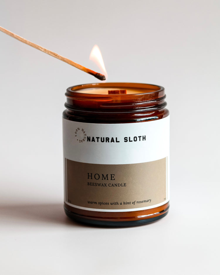 Home Beeswax Candles