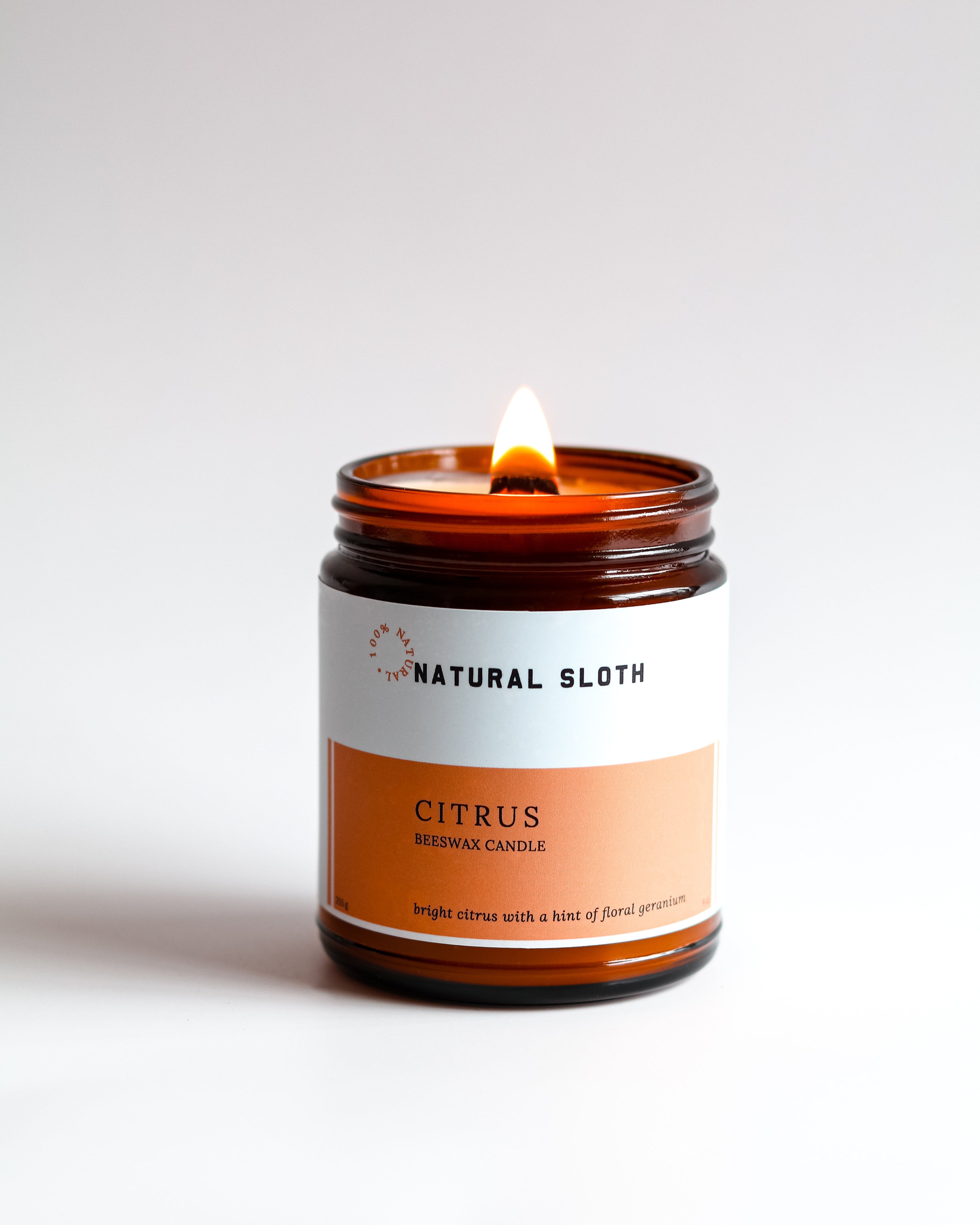 Citrus Beeswax Candle