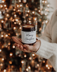 Merry Christmas Beeswax Candles