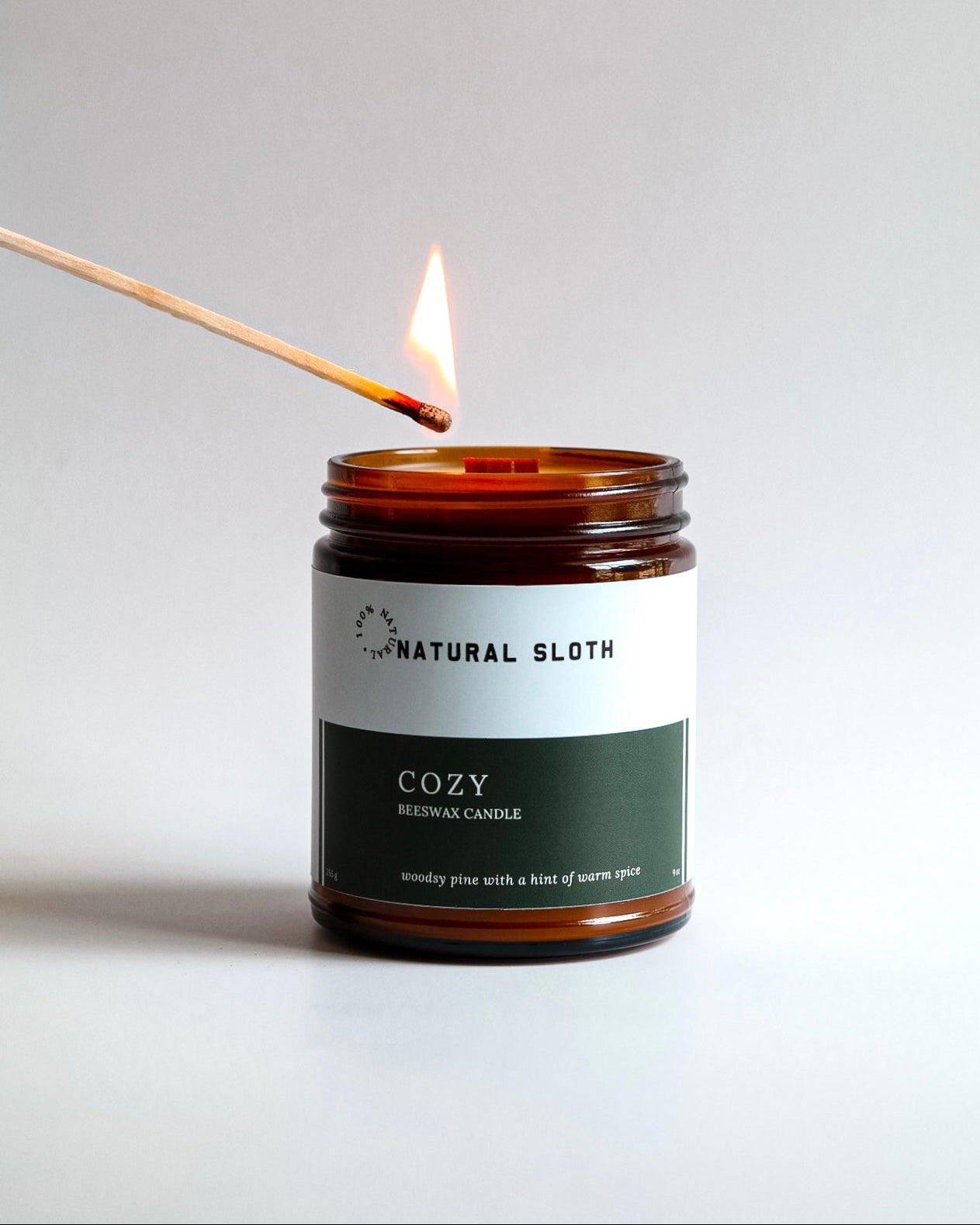 Cozy Beeswax Candle
