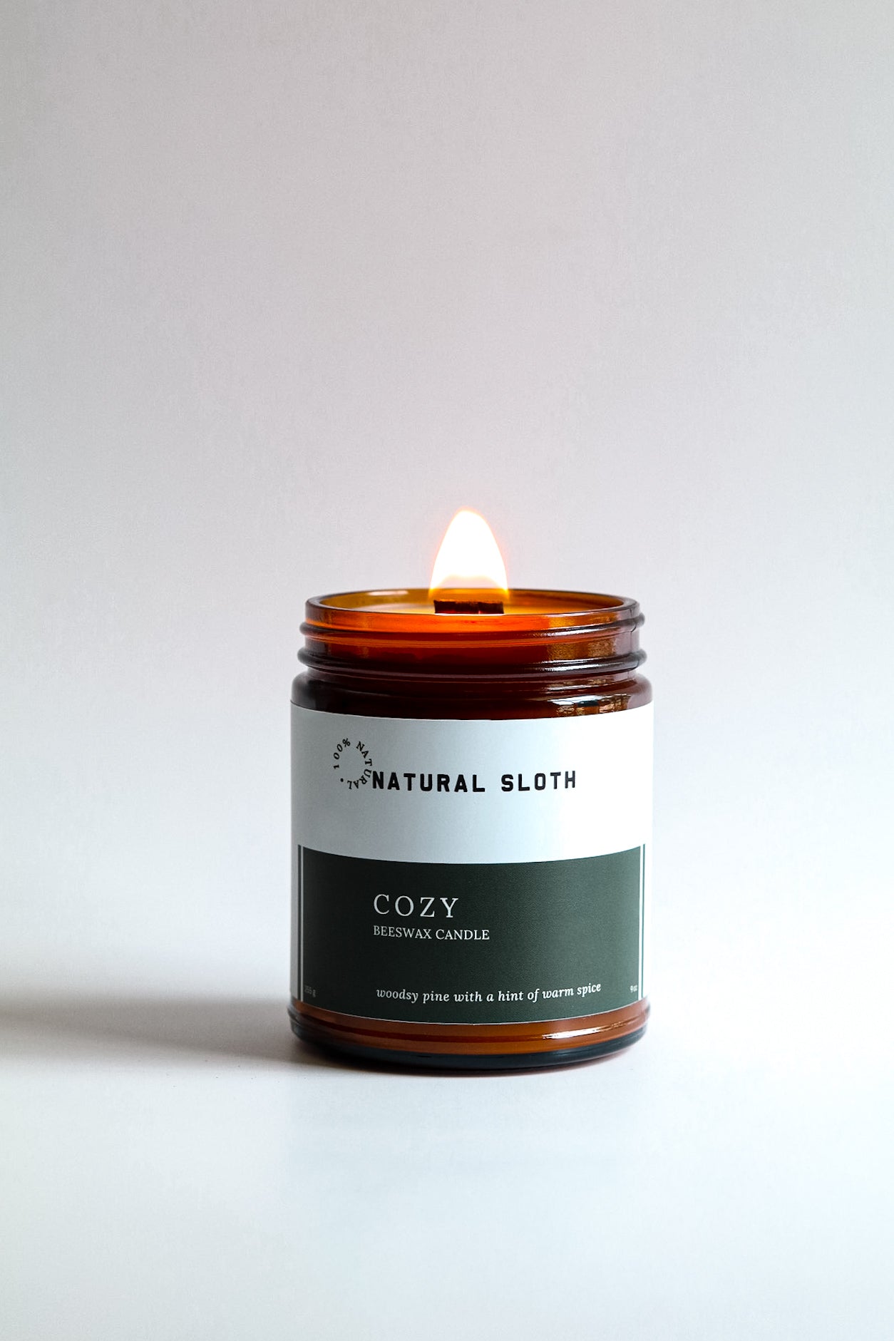 Cozy Beeswax Candle