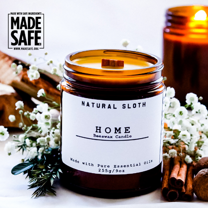Home Beeswax Candles with Essential Oils